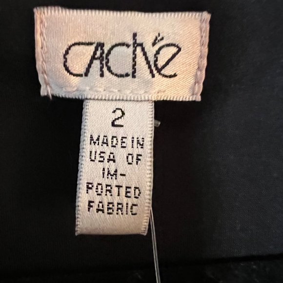 🎉HP🎉 Cache Black Knee Length Cocktail Dress - Picture 6 of 9